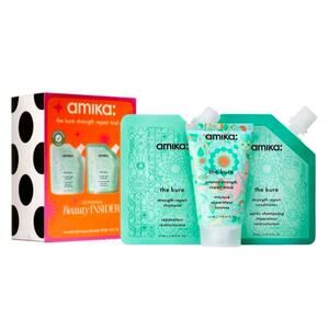 NIB AMIKA Kure Strength Repair Set Shampoo, Conditioner & Mask Travel Size Set
